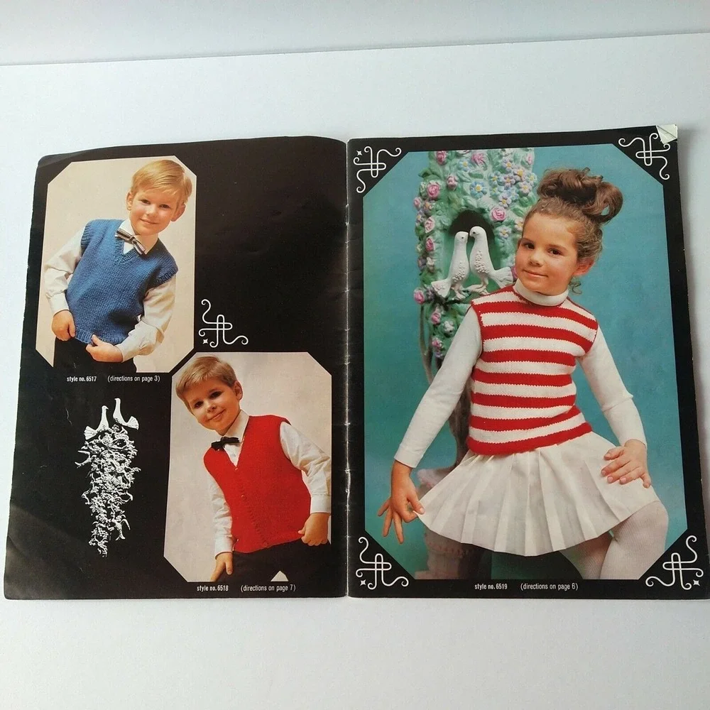 Brunswick Volume 626 Wonderland – 1968 Vintage‎ Kids' Knitting Pattern Booklet